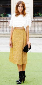 wool skirt