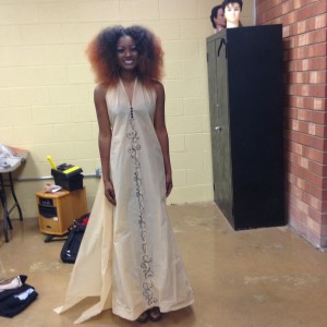 finished look on my model Tyonna