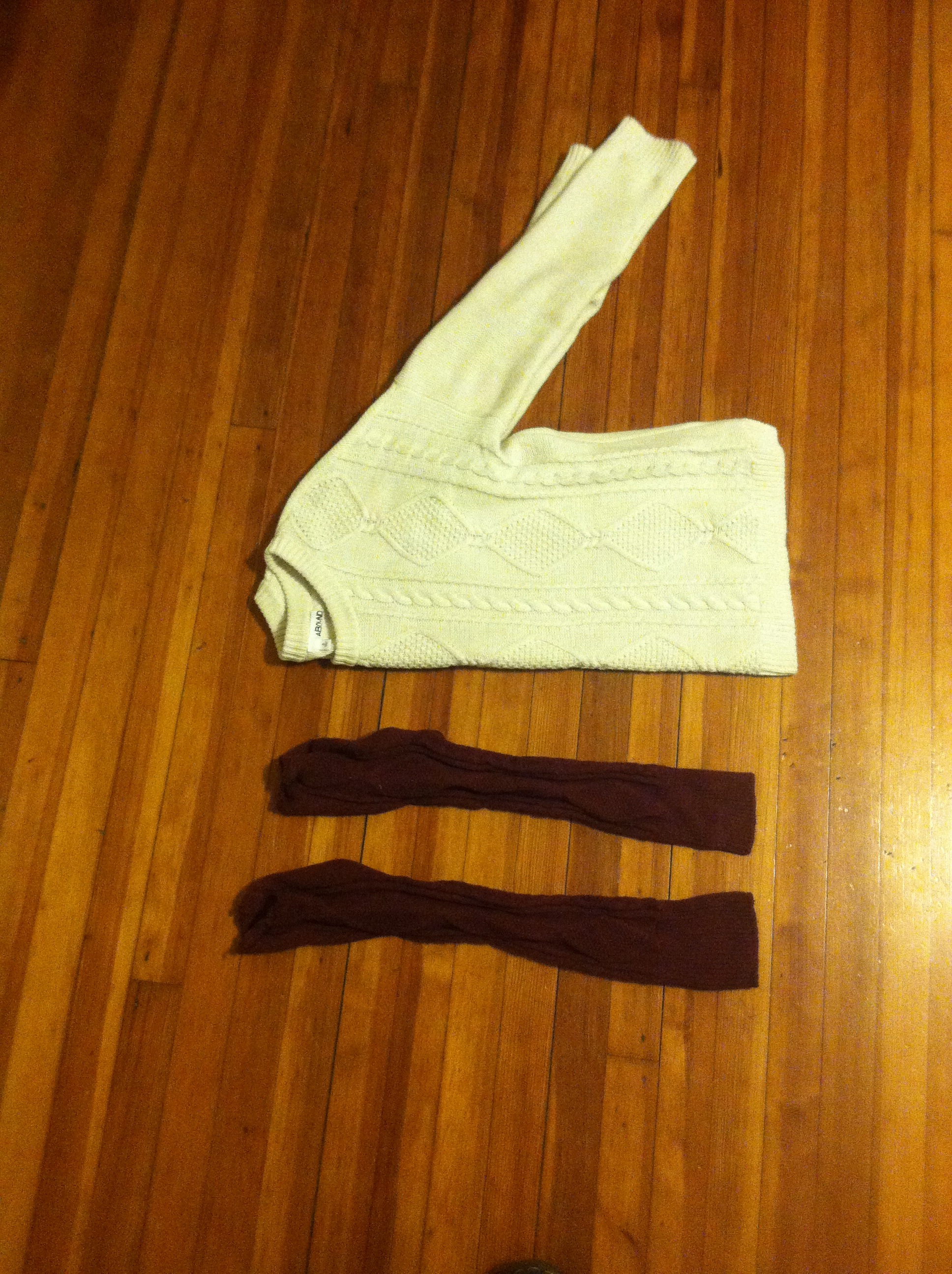 No Sew Snow Socks! Goodwill Rock The Runway